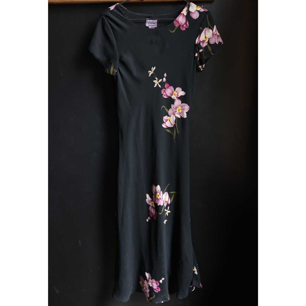 Vintage 90s Floral Maxi Dress Whimsigoth Practical Magic Phoebe Buffay Fairy